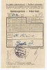 Böhmen + Mähren: Post(spaarkasse) Einlieferungsschein   1943 - Briefe U. Dokumente