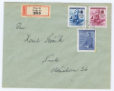 Böhmen + Mähren: Registered Cover 1942, Prag -> Nusle - Brieven En Documenten
