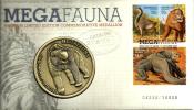 AUSTRALIA MEDALLION STAMPS MEGA ANIMALS FRONT&BACK 1 YEAR PNC DATED 01-10-2008 UNC  READ DESCRIPTION CAREFULLY!! - Autres & Non Classés