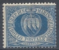 1894-99 SAN MARINO STEMMA 25 CENT MNH ** - RR10211 - Neufs