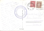 Cpsm - Marcophilie - Cachet Artic Circle , Norway Norvège Cercle Polaire  1937 , Envoyée De Lakselv En 1967 - Covers & Documents