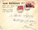 Bruxelles 1938  - Van Bierbeek - Lettre Letter Cover Brief - Lettres & Documents