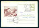 PS9649 / 100 Th From Birth 1882- 1982 Georgi Dimitrov Reading A Newspaper  Postcard Stationery Entier Bulgaria Bulgarie - Postkaarten