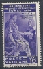 1935 VATICANO USATO CONGRESSO GIURIDICO 10 CENT - RR10291 - Usati