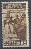 1935 VATICANO USATO CONGRESSO GIURIDICO 80 CENT - RR10291 - Used Stamps