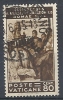 1935 VATICANO USATO CONGRESSO GIURIDICO 80 CENT - RR10291-4 - Usati