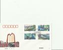 CHINA 1996 - FDC NEW TANGSHAN AFTER QUAKE W/4 STAMPS OF 20-50-50-100 Y -POSTM JUL 28,1996 RE 224 - 1990-1999