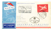 Austria First Flight Cover Austrian Airlines Wien - London 31-3-1958 - Briefe U. Dokumente