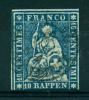 SVIZZERA 1854-62 ALLEGORIA HELVETIA SEDUTA 10 R  USATO - Used Stamps