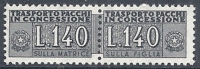 1955-81 ITALIA PACCHI IN CONCESSIONE STELLE 140 LIRE MNH ** - RR10365-5 - Concessiepaketten