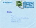 1963 LETTERA VIA AEREA - Brieven En Documenten