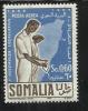 SOMALIA AFIS 1956 POSTA AEREA AIR MAIL PRIMA 1a ASSEMBLEA LEGISLATIVA SOMALA CENT. 60 C MNH - Somalia (AFIS)