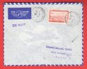 Pli -Algérie -  1° Vol Postal De Nuit Alger - Paris - 30/04/1947 - Cachet Alger-Gare Section Avion - Airmail