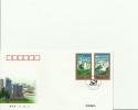 CHINA 1998 - FDC CONSTRUCTION IN HAINIAN SPECIAL ECONOMIC ZONE  W/2 STAMPS OF50 -150 Y USA  APR 13,1998  RE 247 - 1990-1999