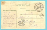 Kaart Met Stempel MECHELEN Op 08/08/1914 Naar BRUXELLES Op 9/8/14 (Offensief W.O.I) (zie Tekst : Volontaire) - Not Occupied Zone