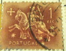 Portugal 1953 Medieval Knight 1e - Used - Gebraucht