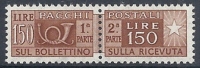 1955-79 ITALIA PACCHI POSTALI 150 LIRE MNH ** - RR10419 - Colis-postaux