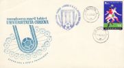 ROMANIA 1974 UNIVERSITATEA CRAIOVA SPECIAL COVER WITH POSTMARK - Clubs Mythiques