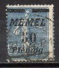 Memel - Memelgebiet - 1922 - Yvert N° 54 - Oblitérés