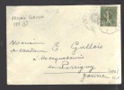 FRANCE N° 198  Obl. Ambulant  Arzon à Surzur - Cartas & Documentos