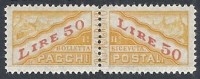 1946 SAN MARINO PACCHI POSTALI 50 LIRE SENZA FILIGRANA MH * - RR10493 - Colis Postaux