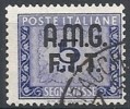 1947-49 TRIESTE A USATO SEGNATASSE 5 LIRE - RR10516 - Taxe