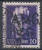 1945-47 TRIESTE AMG VG USATO IMPERIALE 10 LIRE - RR10519 - Oblitérés