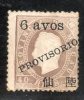 1 MACAOS  1894-  Sobre Carga Provisorio 6 Avos - Neufs