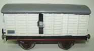 ANCIEN WAGON MARCHANDISE EN TÔLE PEINTE MARQUE PAYA(Espagne) ,FORMAT 0- 1940s..no Marklin-bing-lehmann-JEP- Arnold-Rico - Güterwaggons