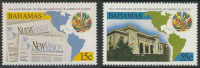 Bahamas 1998 Mi 958 /9 ** OAS Magazine "New Vision" + OAS Headquarters Building, Washington - Andere & Zonder Classificatie