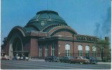 Tacoma WA Washington State, Union Station, Train Depot, Great 50s Auto Street Scene,  C1950s Vintage Postcard - Tacoma