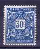 MAURITANIE TAXE N°21 Neuf Charniere - Nuovi