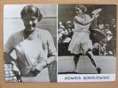 J Jędrzejowska  Poland/doubles Winner In 1939 In Roland Garros, The Second In Wimbledon 37 - Tennis