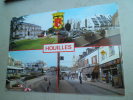 VDS CARTE POSTALE HOUILLES HOTEL DE VILLE IMMEUBLE PHARAON FORUM RUE GABRIEL PERI 4 MAGNIFIQUES VUES - Houilles