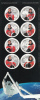 Canada #BK276 48c Garneau, Bondar, MacLean, Hadfield, Thirsk, Tryggvason, Williams, Payette - Astronauts - Cuadernillos Completos