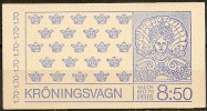 Czeslaw Slania. Sweden 1978. Coronation Carriage Booklet. Michel  1044 MH  MNH. Signed. - 1951-80