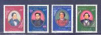 (S1190) FRENCH POLYNESIA, 1977 (Polynesian Rulers). Complete Set. Mi ## 231-234. MNH** - Ungebraucht