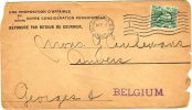 Envelope Sent From Washington D. C. To Antwerp In 1907. - & Envelope - Lettres & Documents