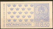 Czeslaw Slania. Sweden 1978. Coronation Carriage Booklet. Michel  1044 MH  MNH. - 1951-80