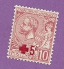 MONACO TIMBRE N° 26 NEUF AVEC CHARNIERE PRINCE ALBERT 1ER CROIX ROUGE - Nuevos