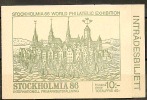 Czeslaw Slania. Sweden 1986. Int. Stamp Exhibition STOCKHOLMIA´86.  Booklet. Michel MH 116 MNH. - 1981-..