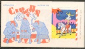 Czeslaw Slania. Sweden 1987. 200 Anniv Circus In Sweden. Booklet Michel MH 124 Cylinder 2 MNH. - 1981-..