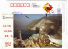 Longtan Hydro Power Station,dam,CN 08 China 7th Water-power Engineering Bureau Advertising Pre-stamped Card - Agua