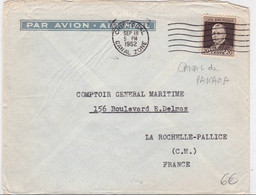 CANAL ZONE De PANAMA - 1962 - ENVELOPPE Par AVION De CRISTOBAL Pour La FRANCE - Kanalzone