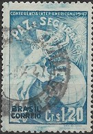 BRAZIL 1947 Inter-American Defence Conference, Rio De Janeiro. - Peace & Security  FU - Gebruikt