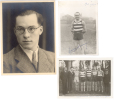 2 PHOTOS ATHLETISME CHAMP. FRANCE JUNIOR 1933 + PORTRAIT - Athlétisme