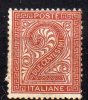 1863 Regno 2c Rosso Mattone N. 15 Y&T N.13  Nuovo MH* - Ongebruikt