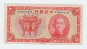 China 1 Yuan 1936 VF+  P 211a  211 A - Chine