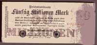 BILLET ALLEMAGNE - REPUBLIQUE DE WEIMAR - P.98a - 23/07/1923 - 50 MILLION DE MARK - 50 Mio. Mark