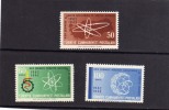 TURCHIA - TURKÍA - TURKEY 1963 RICERCHE NUCLEARI - NUCLEAR RESEARCH SERIE COMPLETA MNH - Nuovi